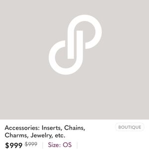 Accessories: Inserts, Chains, Charms, Jewelry, etc.
